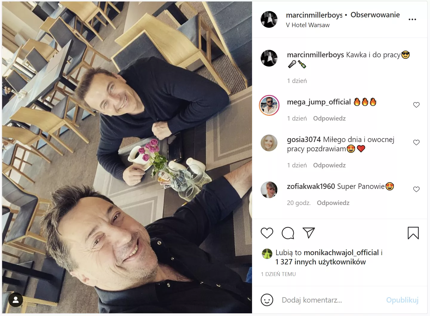 Dwoje gigantów disco polo przyłapanych na wspólnej kawce! Marcin Miller Boys i Radek Liszewski Weekend opijają wielki sukces?! 